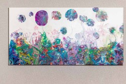 Fluid Art - Fleurs champêtres