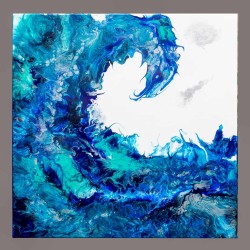 Fluid Art - Dragon in ocean !